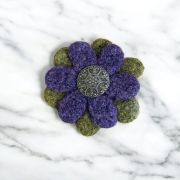 Double Daisy Brooch