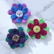 Double Daisy Brooch