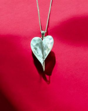 Curved Heart Necklace