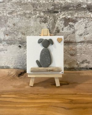 Dog Pebble Canvases