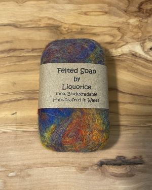 Multi Colour Felted Soap