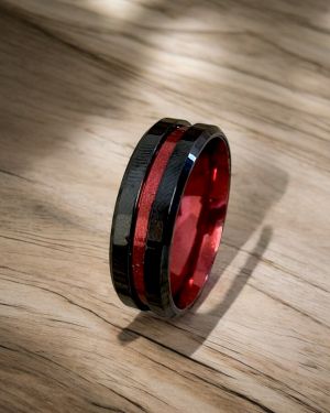 Black and Red Ring