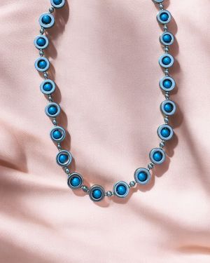 Light Blue Hematite Necklace