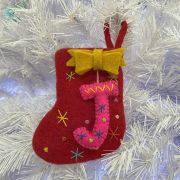 Felt Alphabet Stockings