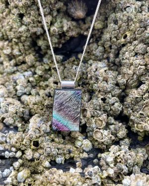 Multicolour Dichroic Glass Necklace