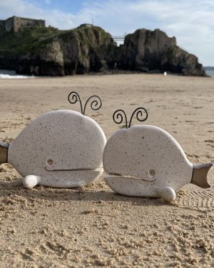 Ceramic Daisy Whales