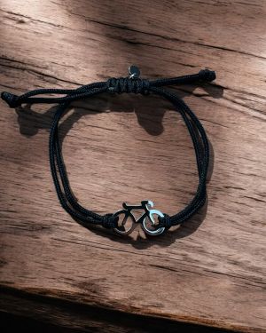 Silver Bike Bracelet