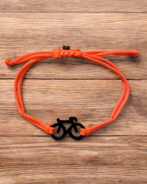 Orange Bike Bracelet