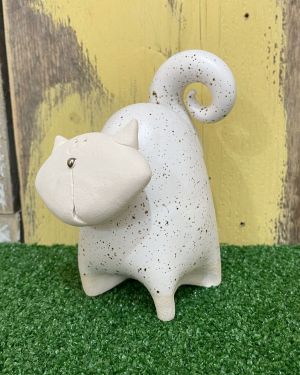 Ceramic Daisy Cat