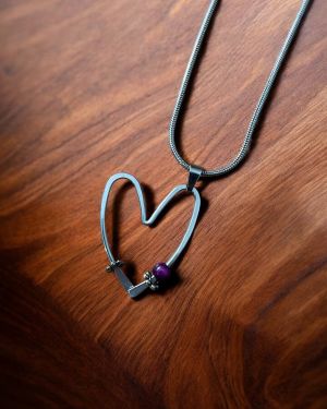 Purple Heart Necklace