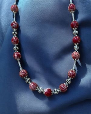 Red Imperial Jasper Necklace