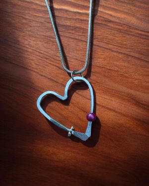 Pink Heart Necklace