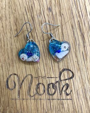 Acrylic Sea Shell Earrings