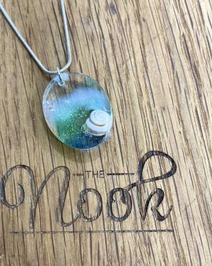 Acrylic Circle Sea Shell Necklace