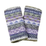 Classic Fairisle Olive Handwarmer