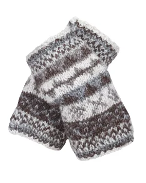 Classic Fairisle Natural Handwarmer