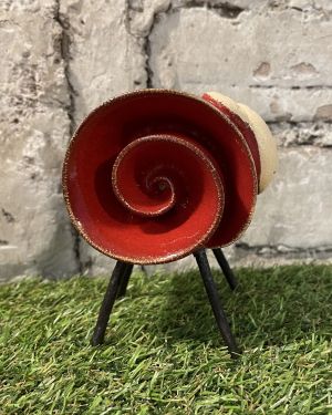 Ceramic Red Ram Ornament