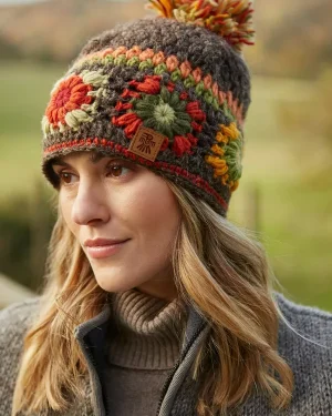 Woodstock Earth Bobble Beanie