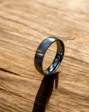 Brushed Silver Ring