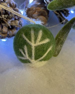 Brussels Sprout Christmas Decoration