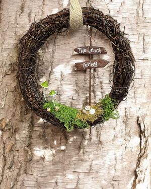 The Beach Fairy Ring Wreath