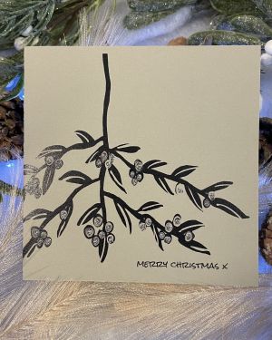 Mistletoe Christmas Card