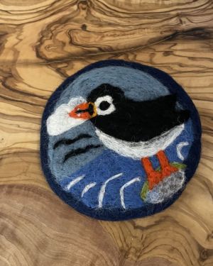 Circus of Puffins Coaster