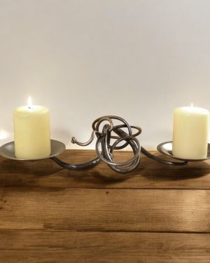 Double Tangle Centrepiece Candlestick