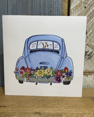 Flower WVW Beatle Card