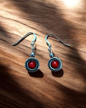 Red Hematite Earrings