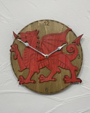 Welsh Dragon Clock