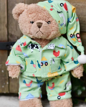 Teddy Bear In Farmyard Pyjamas